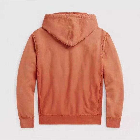 Polo Ralph Lauren Men's Double RL Ranch Logo Buffalo Fleece Hood - Picture 2 of 12